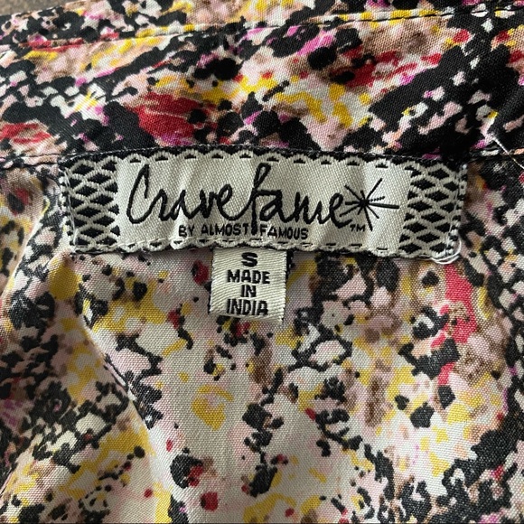 Last call!!! Crave Fame Snake Buttoned Long Shirt Dress/ Beach coverup - Picture 3 of 16